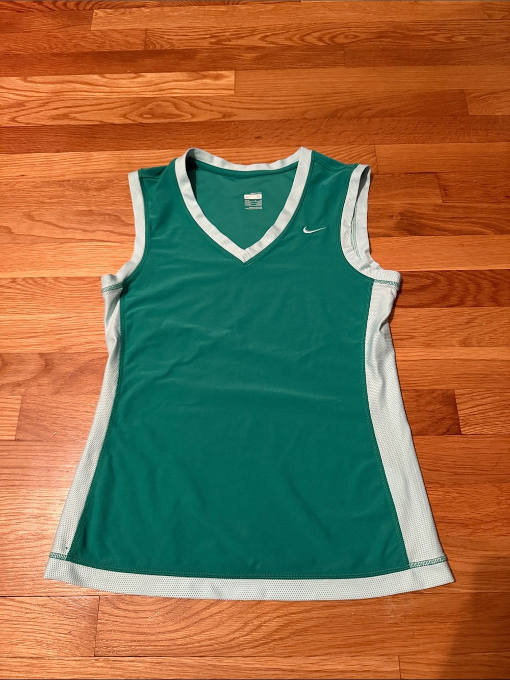 Nike Teal Athletic Tank with Light Aqua Trim